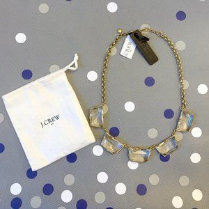 J. Crew crystal trapezoid necklace